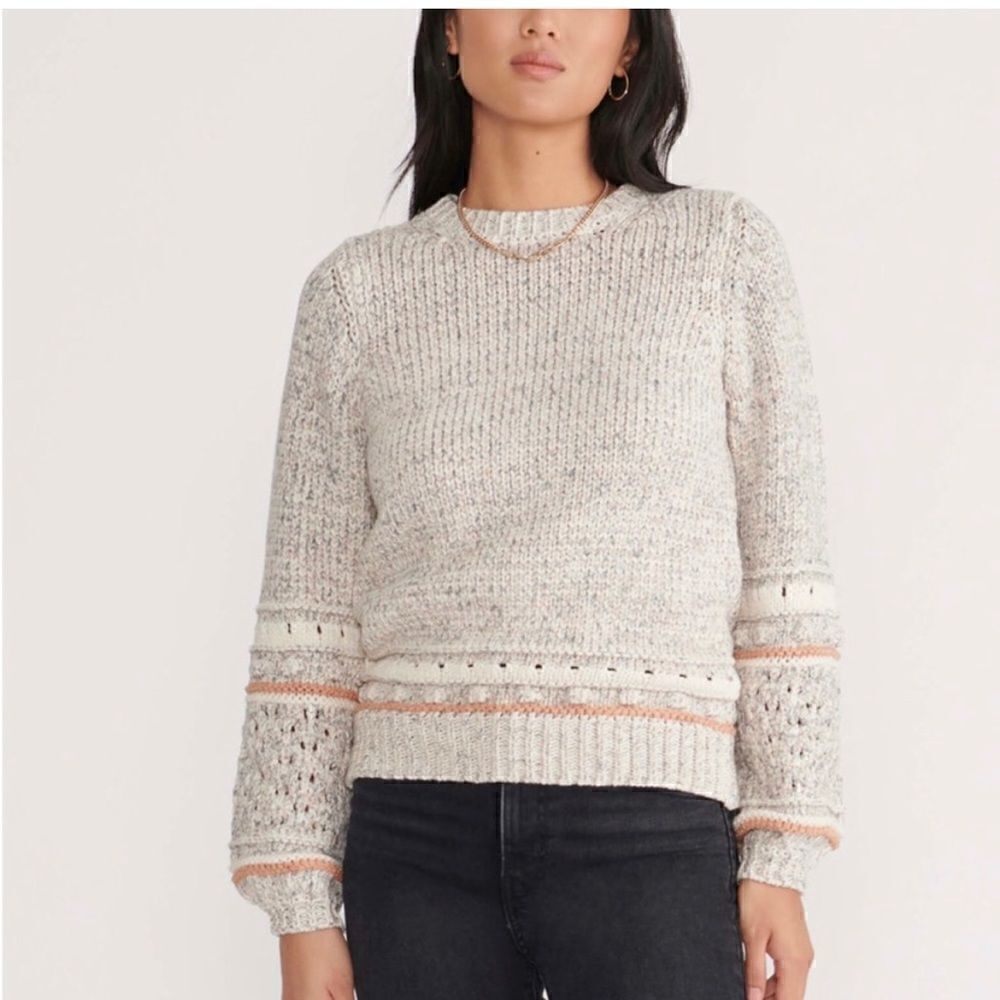 Hatley Dani cream Melange sweater. Size S/P